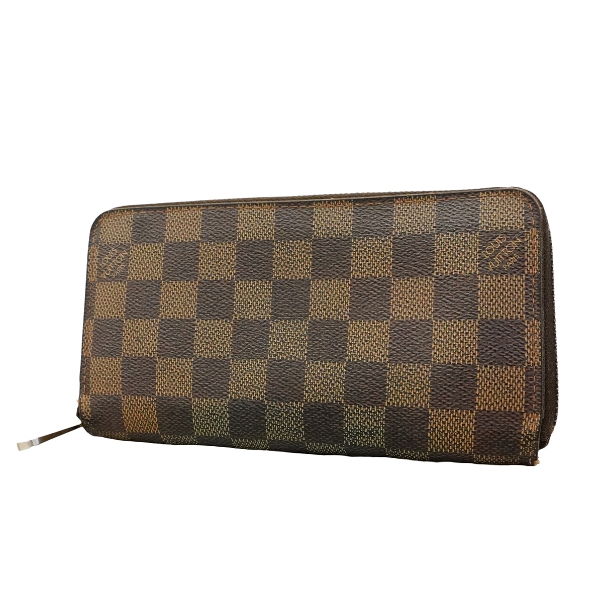 【6gc3643】ルイヴィトン 長財布 ダミエ ジッピーウォレット N60015 エベヌ【中古】メンズ レディース ユニセックス
