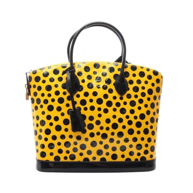 ルイ・ヴィトン LOUIS VUITTON ロックイットMM ハンドバッグ バッグ レザー ヴェルニ ジョーヌ レディース イエロー系 / ブラック系 M91398 【中古】