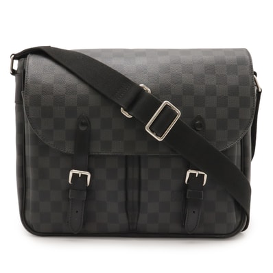 ルイ・ヴィトンクリストファーメッセンジャー ダミエグラフィット N41500