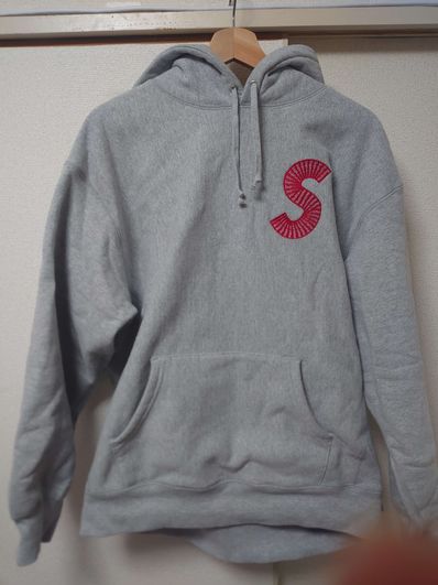 Supreme S Logo Hooded Sweatshirt "Heather Grey" (20FW)