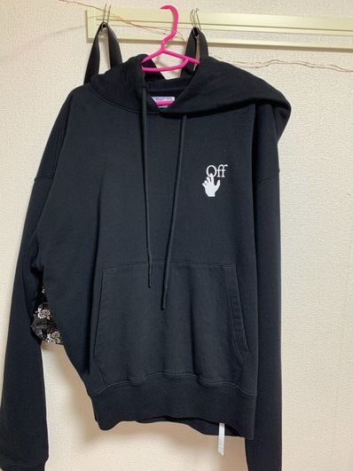 OFF-WHITE END. SAN GIROLAMO POPOVER HOODY "Black"