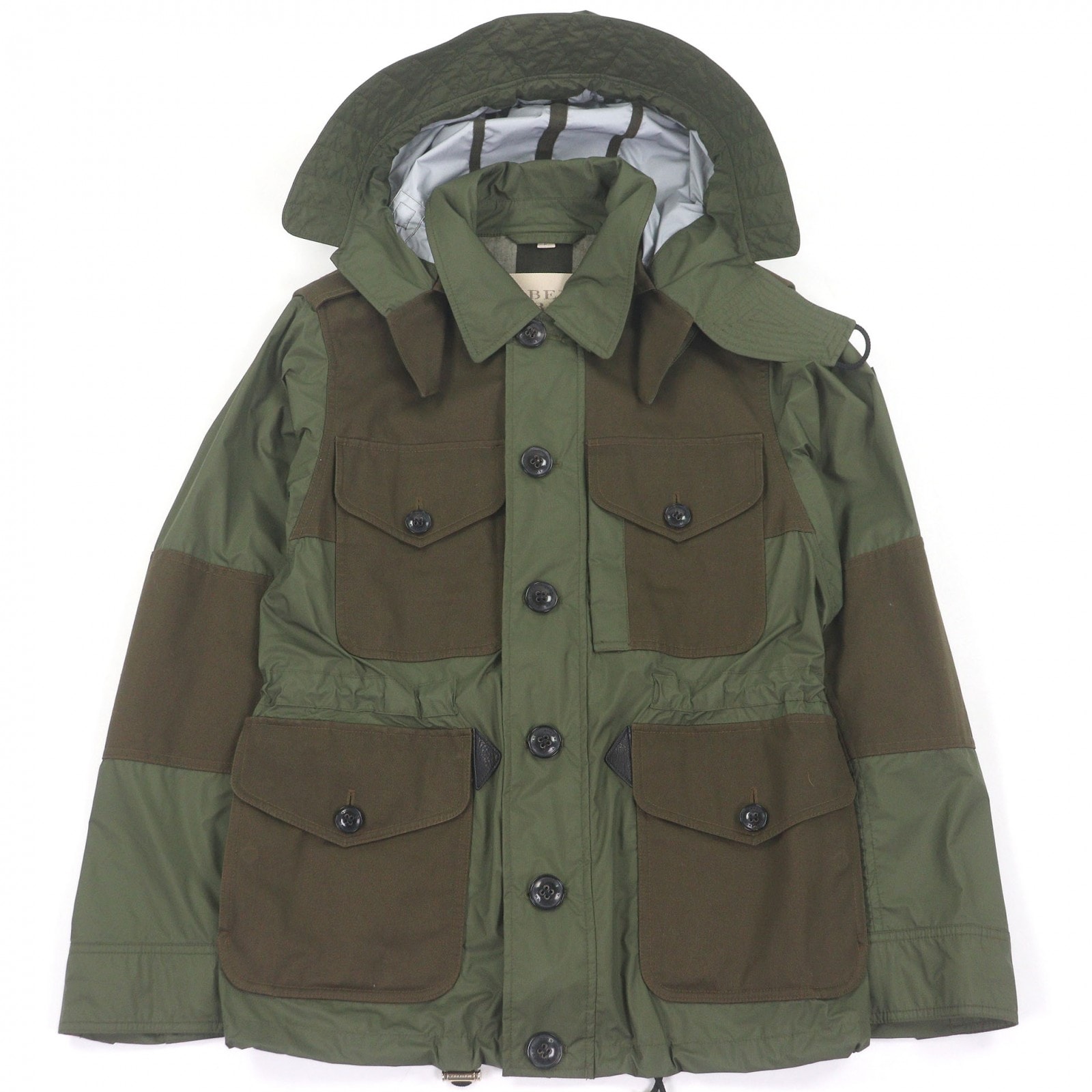 美品 バーバリー コート カーキ メンズ S 4015992
