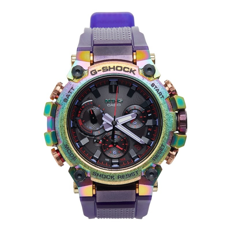 カシオ G-SHOCK MT-G 腕時計 MTG-B3000PRB-1AJR タフソーラー ブラック文字盤 カーボン ステンレススチール メンズ CASIO 【中古】