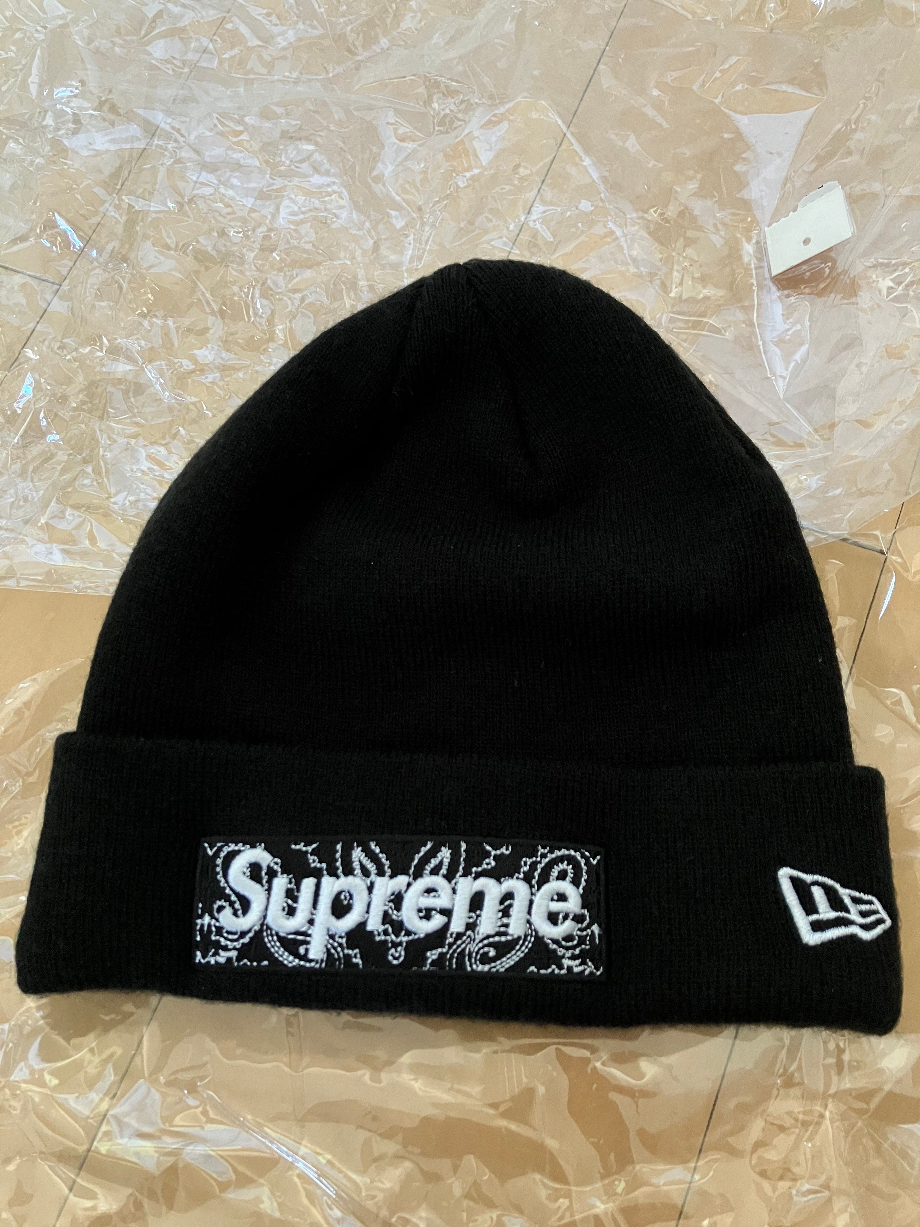 Supreme New Era® Box Logo Beanie "Black"