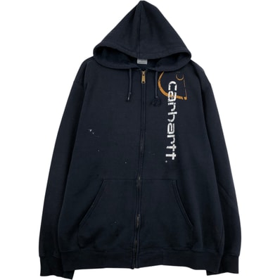 古着 カーハート Carhartt スウェットフルジップパーカー メンズXL相当/eaa635001