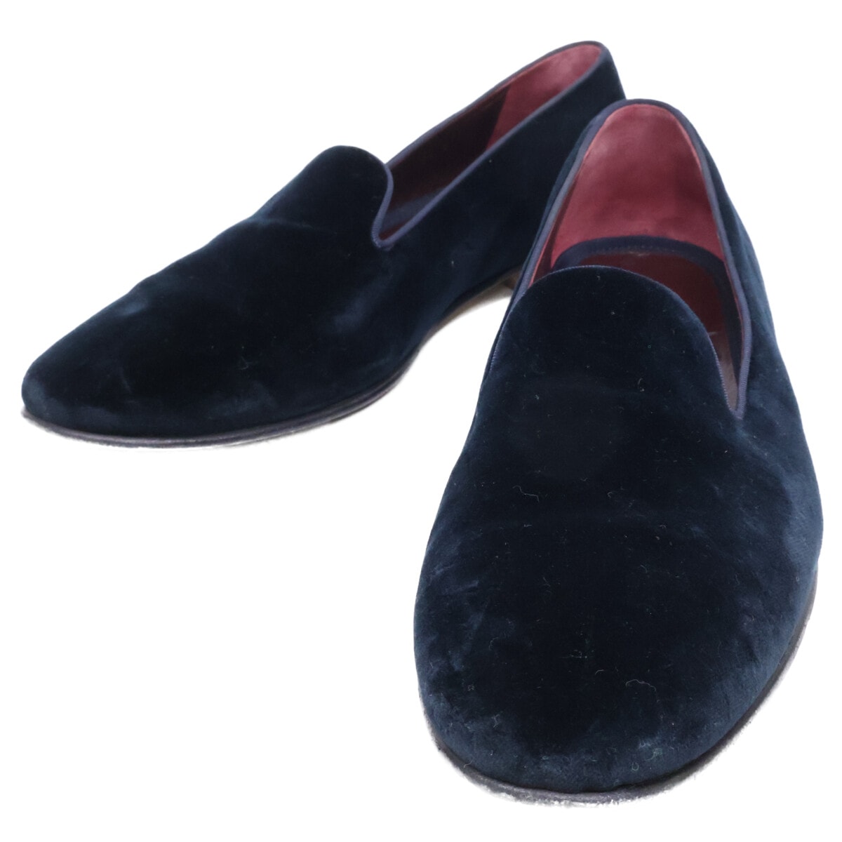 ラルフローレン パープルレーベル ベルベット オペラシューズ 9 1/2E