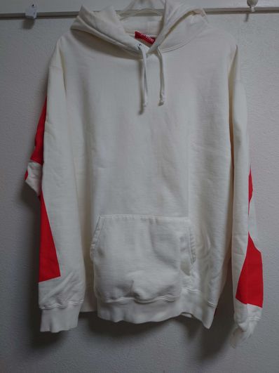 Supreme Big Logo Hooded Sweatshirt "White"