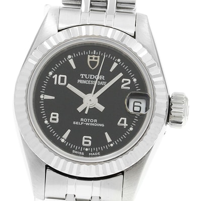 チュードル プリンセスデイト WGベゼル 92514 レディース 【中古】