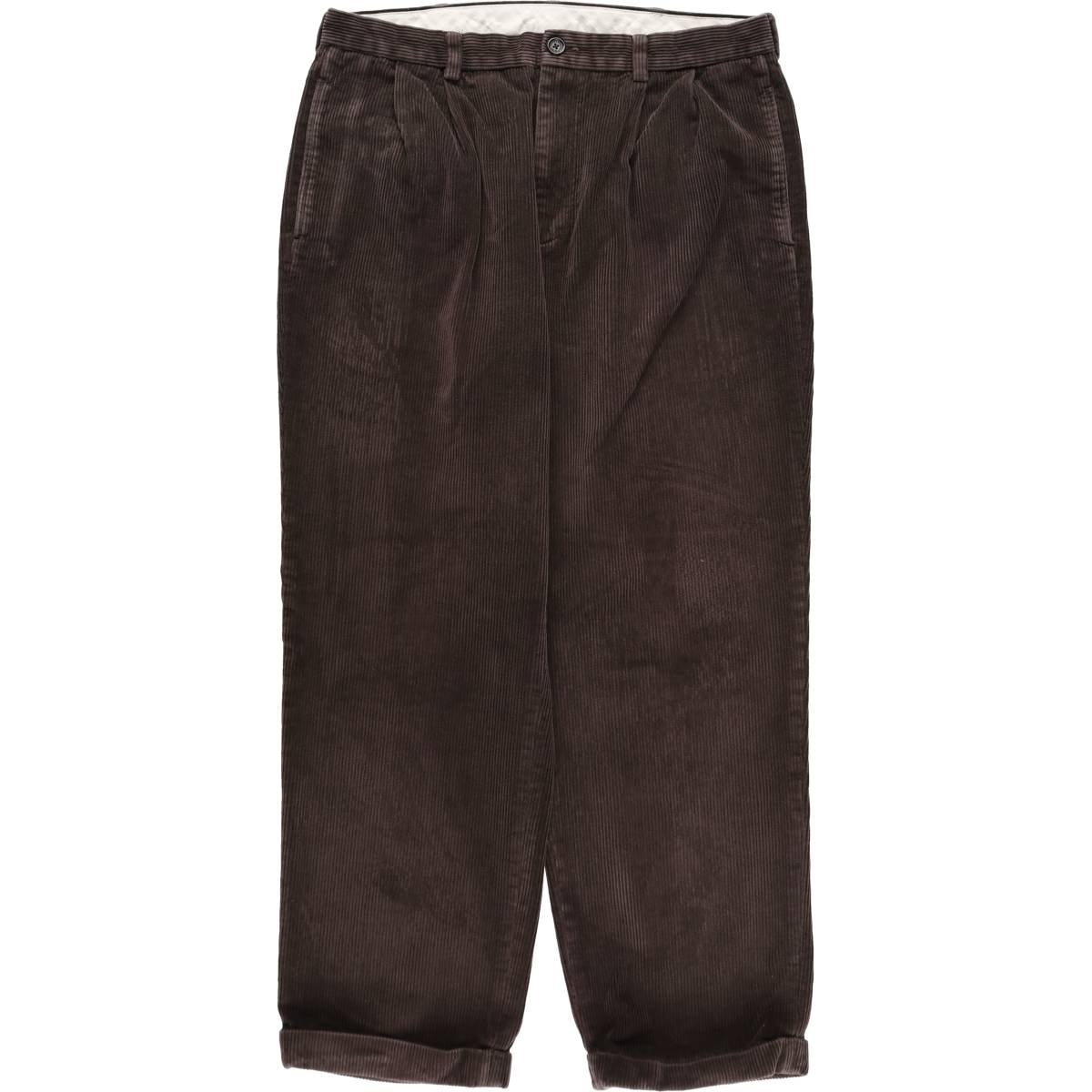 古着 ブルックスブラザーズ Brooks Brothers 346 ツータック コーデュロイパンツ メンズw36相当/eaa627340