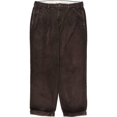 古着 ブルックスブラザーズ Brooks Brothers 346 ツータック コーデュロイパンツ メンズw36相当/eaa627340