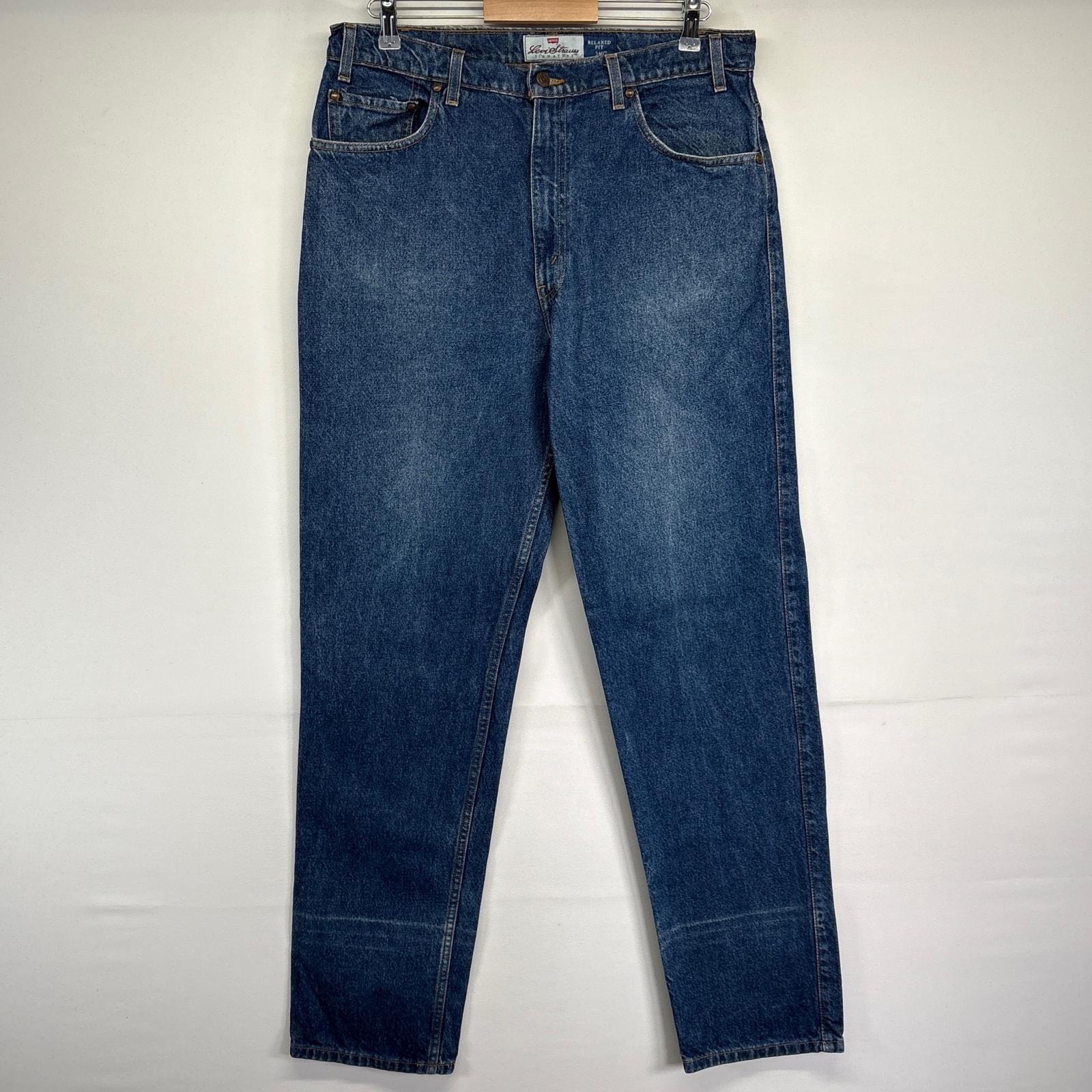 古着 90's/90年代 リーバイス Levi's デニムパンツ 540 テーパード バギー ジーンズ ジーパン 長ズボン w36 L34 ブルー メンズ