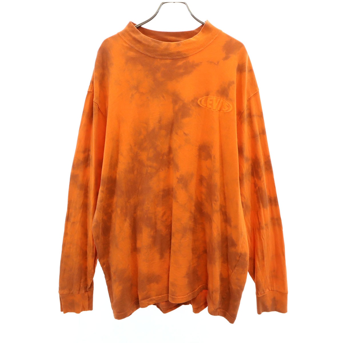 Levi's リーバイス タイダイ柄 長袖 Tシャツ L オレンジ ロンT