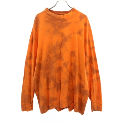 Levi's リーバイス タイダイ柄 長袖 Tシャツ L オレンジ ロンT