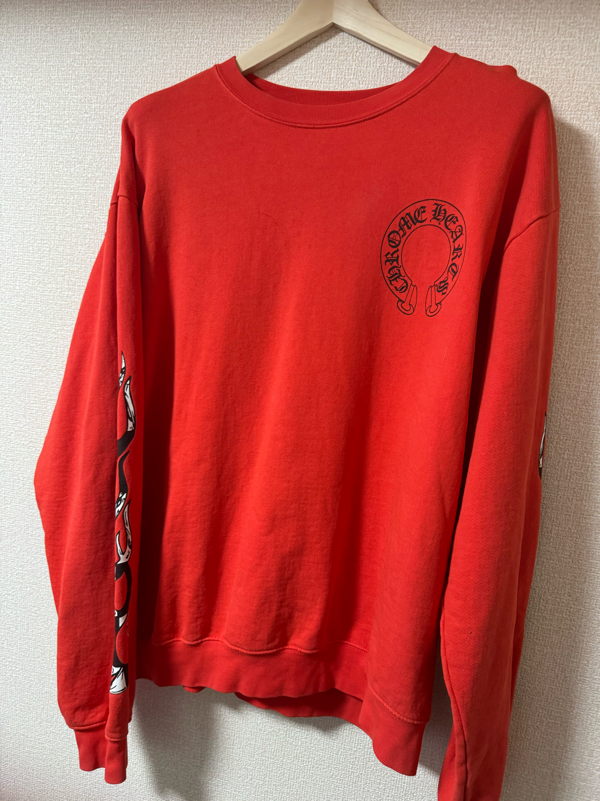 Chrome Hearts Matty Boy Chomper Crewneck Sweatshirt "Red"