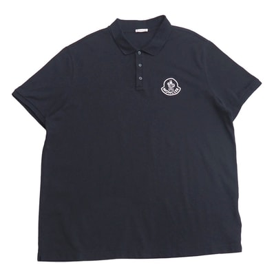 MONCLER モンクレール ポロシャツ サイズ4XL 鹿の子 半袖シャツ ロゴ刺繍 ブランド古着【中古】20260612/RA9800