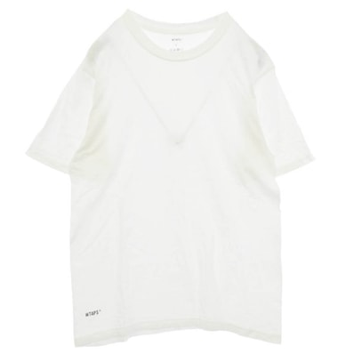 WTAPS ダブルタップス 3-pack SKIVVIES TEE 3-pack スキビーズ 3枚 パック 半袖 Tシャツ ホワイト系 S【中古】