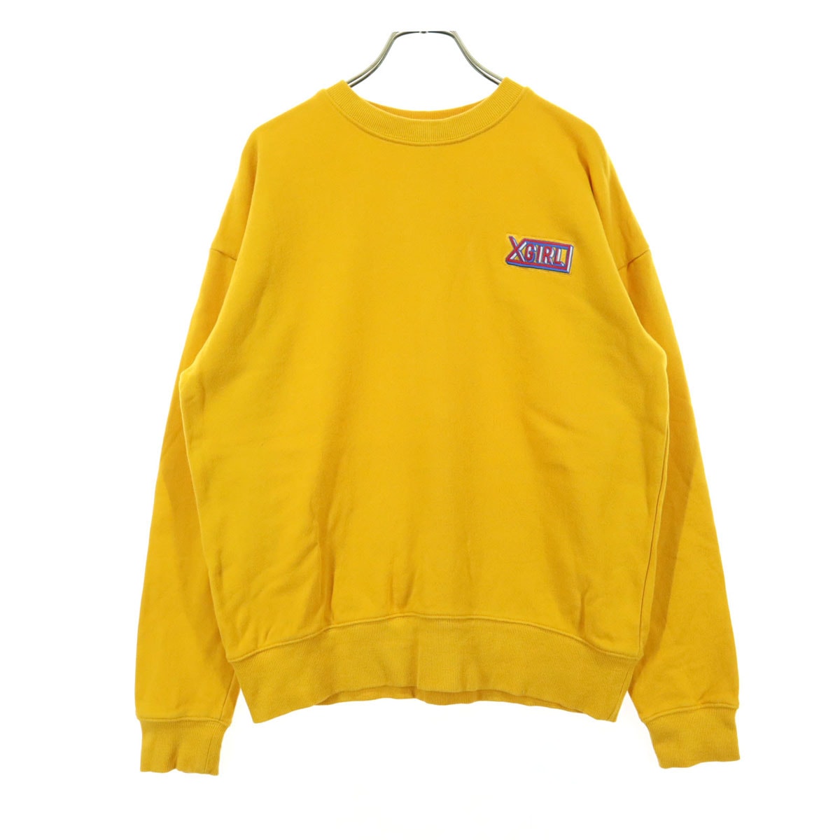 X-girl エックスガール 長袖 スウェット F オレンジ