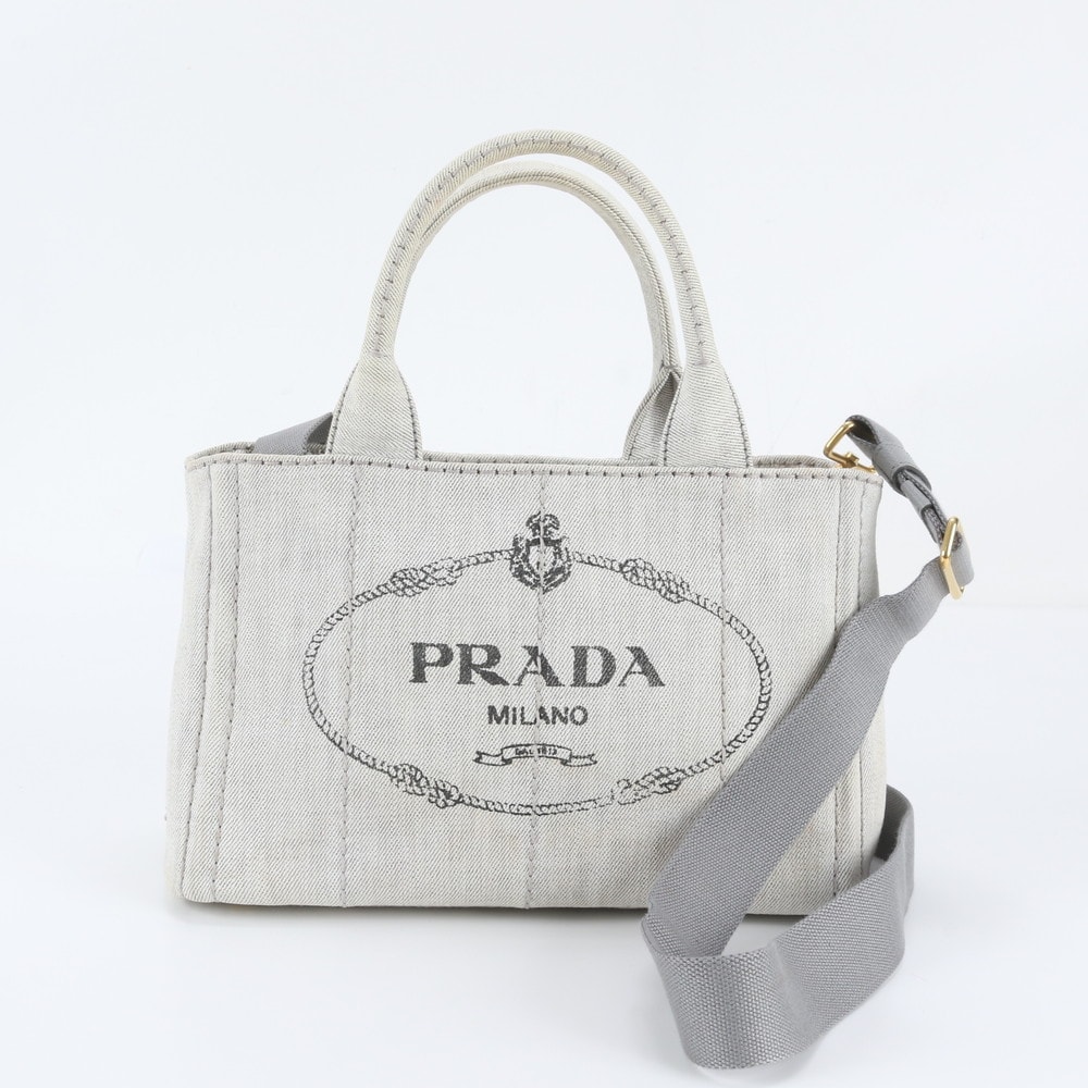 ■美品 プラダカナパ ショルダーバッグ