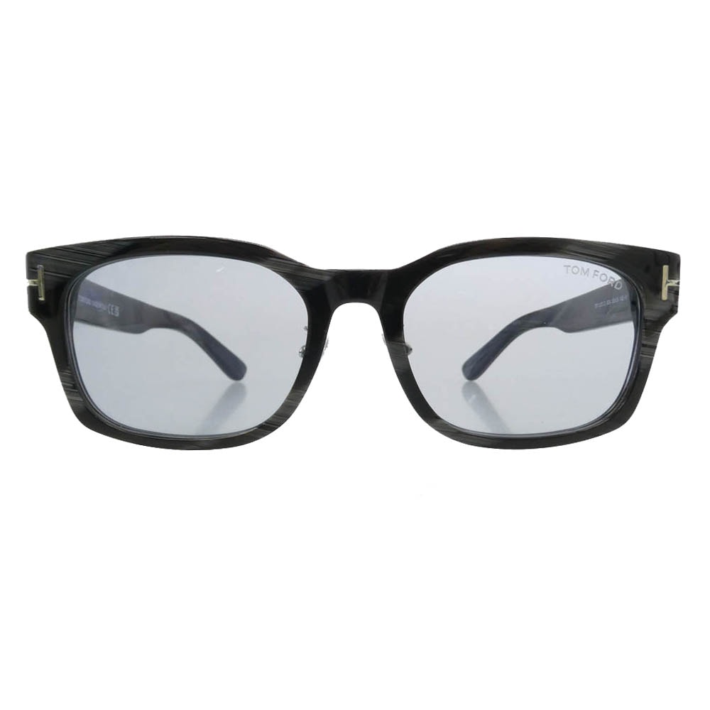 TOM FORD トムフォード TF1232-D ウェリントン アジアンフィット アイウェア メガネ サングラス ブラック系 グレー系 55□19 145【美品】【中古】