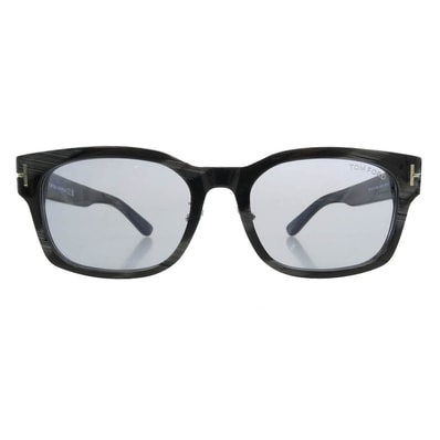 TOM FORD トムフォード TF1232-D ウェリントン アジアンフィット アイウェア メガネ サングラス ブラック系 グレー系 55□19 145【美品】【中古】