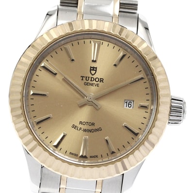 チュードル スタイル cal.2671 12113 レディース 【中古】