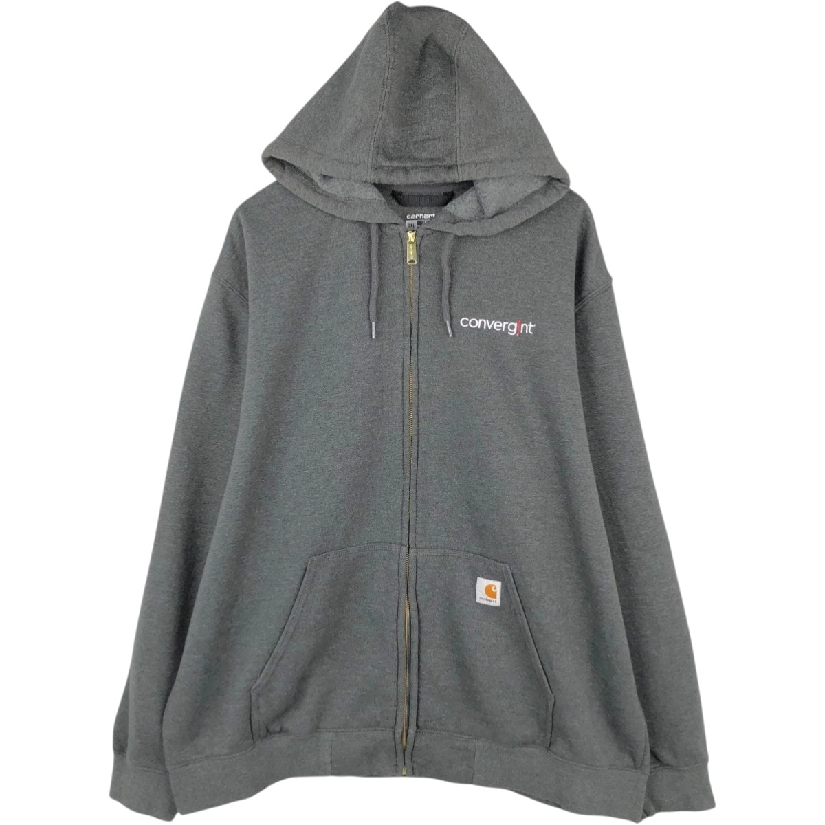 古着 カーハート Carhartt Loose Fit スウェットフルジップパーカー メンズXXL相当/eaa675960