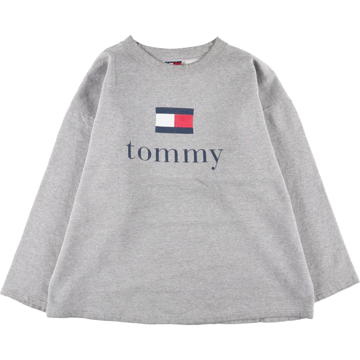 古着 90年代~ トミーヒルフィガー TOMMY HILFIGER ロゴスウェットシャツ トレーナー レディースXL相当 ヴィンテージ/eaa389748