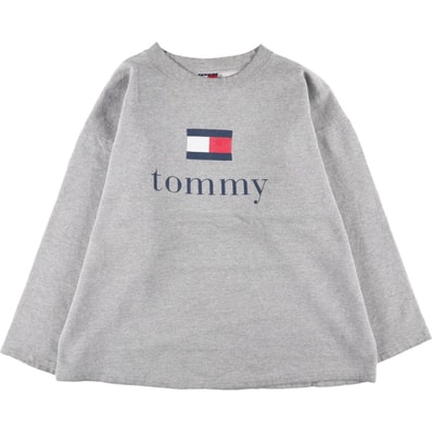古着 90年代~ トミーヒルフィガー TOMMY HILFIGER ロゴスウェットシャツ トレーナー レディースXL相当 ヴィンテージ/eaa389748