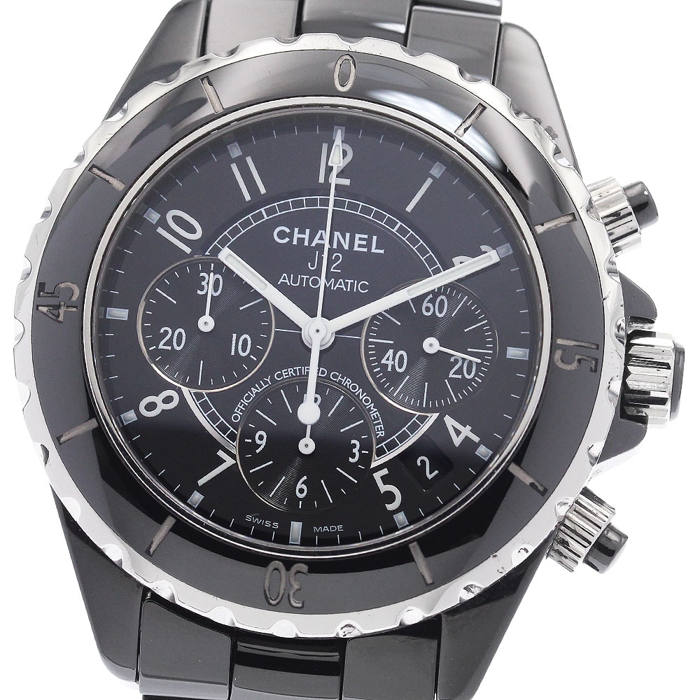 シャネル J12 41MM H0940 メンズ 【中古】