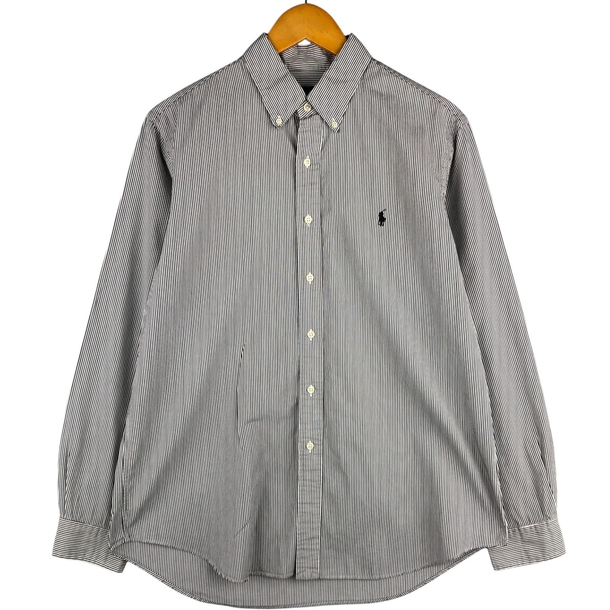 古着 ラルフローレン Ralph Lauren 長袖 ボタンダウンストライプシャツ メンズL相当/eaa593700