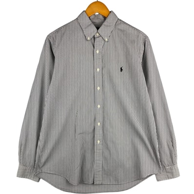 古着 ラルフローレン Ralph Lauren 長袖 ボタンダウンストライプシャツ メンズL相当/eaa593700