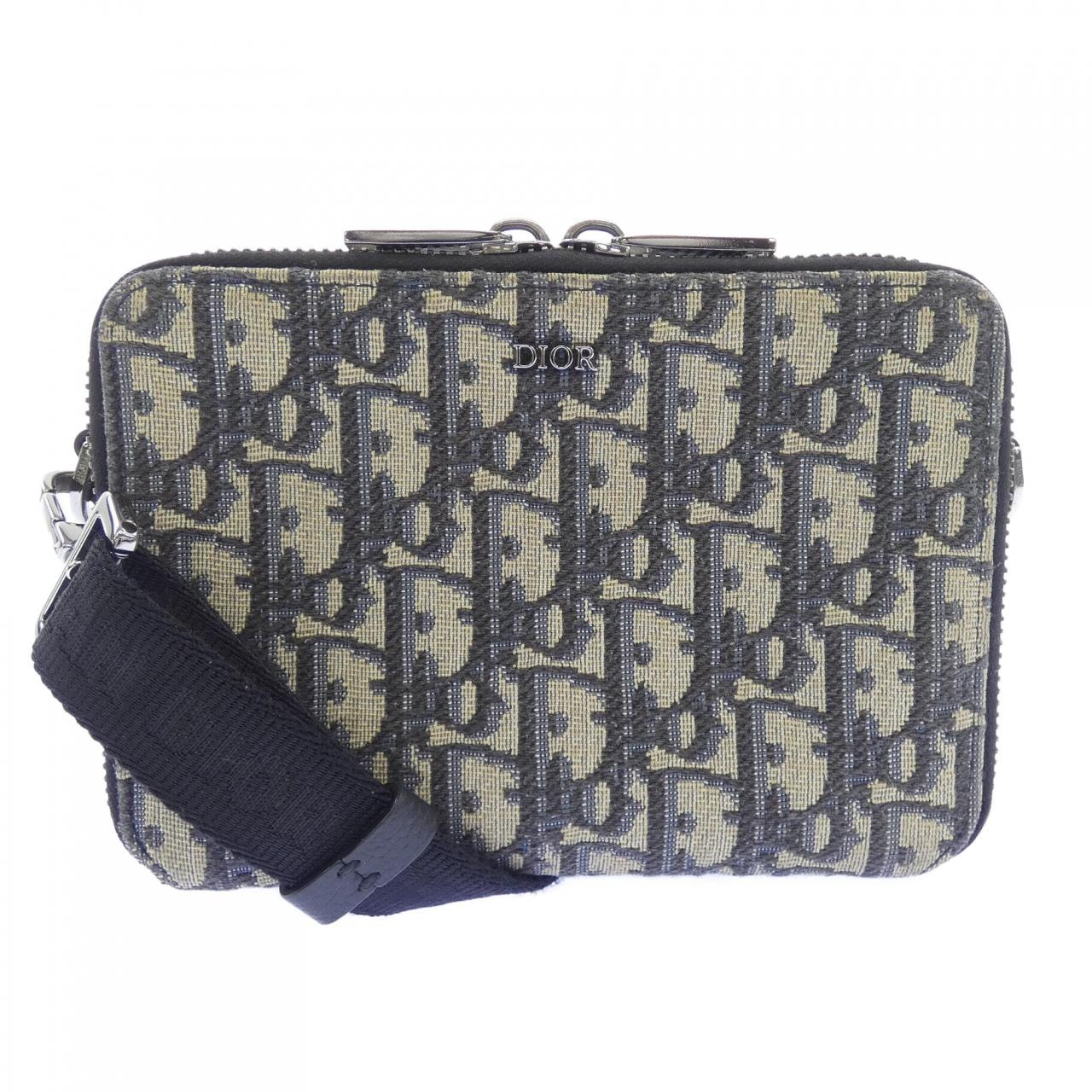 ディオール DIOR ストラップ付きジップポーチ オブリークジャカード 2OBBC119YSE BAG