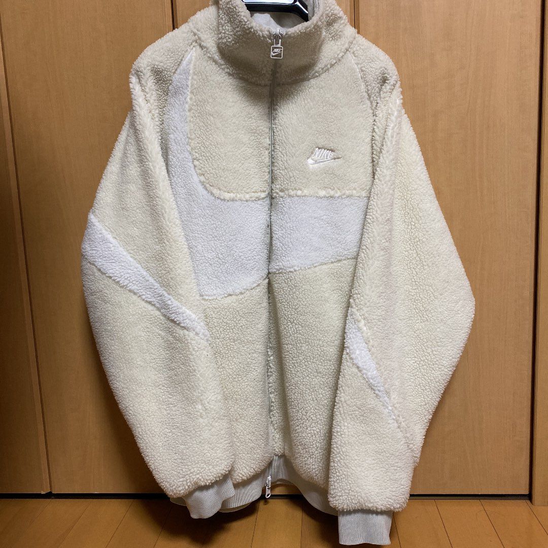 Nike Big Swoosh Boa Jacket "Light Bone/Sail"