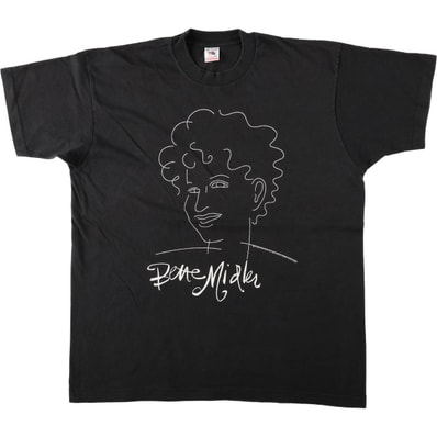 古着 90年代 フルーツオブザルーム FRUIT OF THE LOOM BETTE MIDLER ベットミドラー バンドTシャツ バンT USA製 メンズXL相当 ヴィンテージ/eaa670222