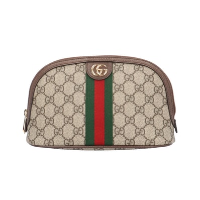 グッチ コスメティックケース オフィディア ポーチ GGスプリームキャンバス 625551 レディース GUCCI 中古