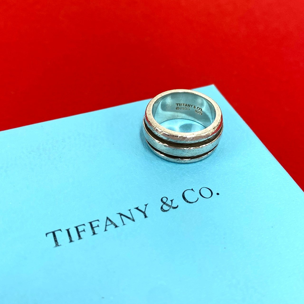 TIFFANY&Co. ティファニー グルーブド ダブルライン リング シルバー925 リング・指輪 7号 シルバー
14870