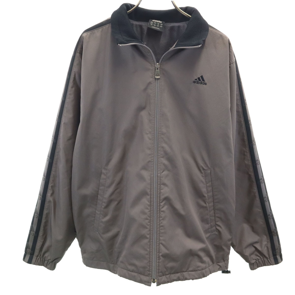 adidas アディダス ウインドブレーカー S ブラウン ジャケット 裏メッシュ