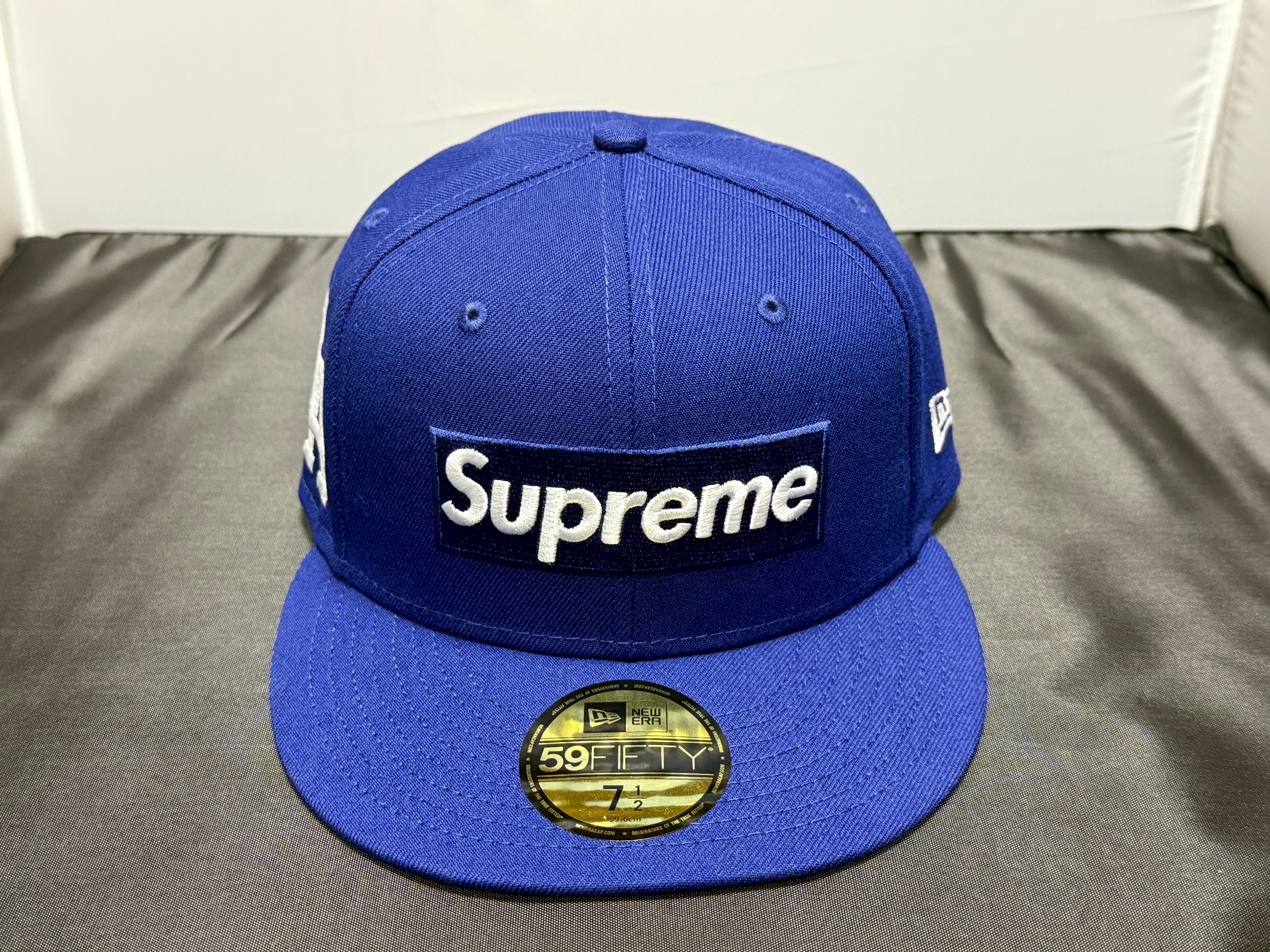 Supreme MLB Teams Box Logo New Era "Dark Royal"