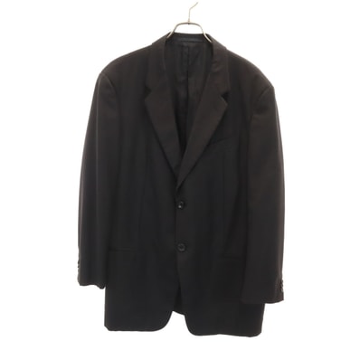 ARMANI COLLEZIONI アルマーニコレッツォーニ イタリア製 テーラードジャケット 52 ブラック
