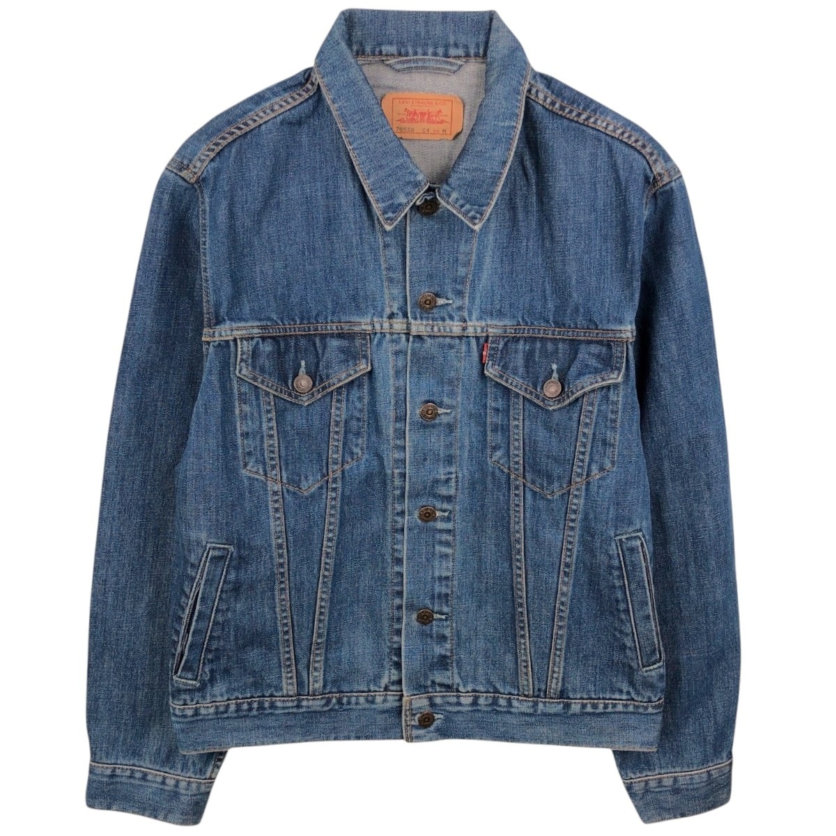 古着 00年代 リーバイス Levi's 70550 04 ユーロモデル デニムジャケット Gジャン メンズM相当/eaa659564