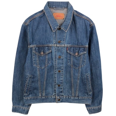 古着 00年代 リーバイス Levi's 70550 04 ユーロモデル デニムジャケット Gジャン メンズM相当/eaa659564