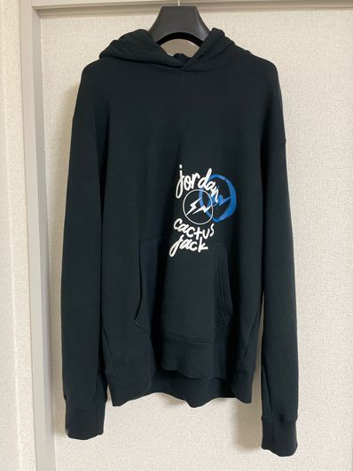 Air Jordan Travis Scott Fragment Hoodie "Black"