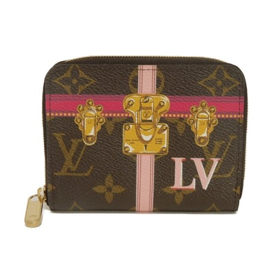 LOUIS VUITTON ルイ・ヴィトン ジッピーコインパース 18SS LVロゴ トロンプルイユ ラウンドファスナー コンパートメント カードケース 未使用 モノグラム サマートランク ピヴォワンヌ コインケース M62617
