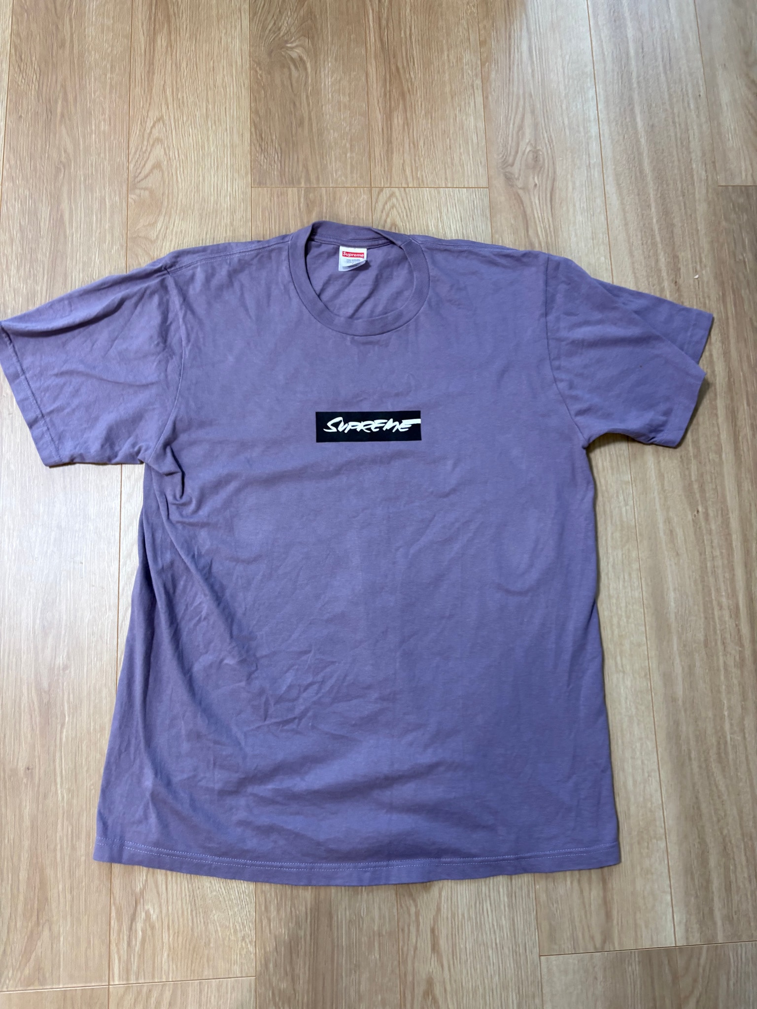 Supreme Futura Box Logo Tee "Purple"