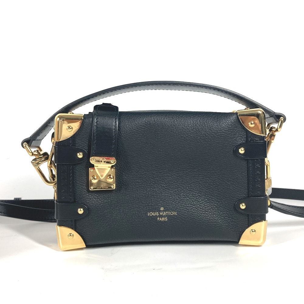 ルイヴィトン LOUIS VUITTON サイドトランク PM M23817 クラッチバッグ ポーチ カバン 3WAYバッグ ショルダーバッグ 斜め掛け ハンドバッグ レザー ノワール ブラック 美品