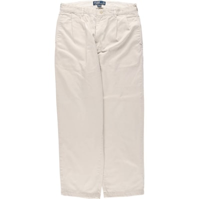 古着 ラルフローレン Ralph Lauren POLO by Ralph Lauren HAMMOND PANT ツータック チノパンツ メンズw34相当/eaa512342