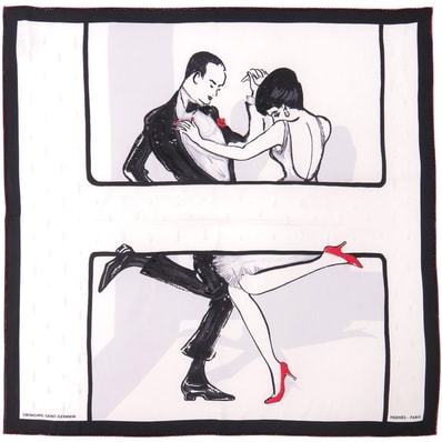 エルメス カレ70 SWINGING SAINT GERMAIN