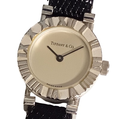 TIFFANY&CO. ティファニー S0640 アトラス シルバー925 クォーツ レディース ベルト社外 腕時計 C1293
