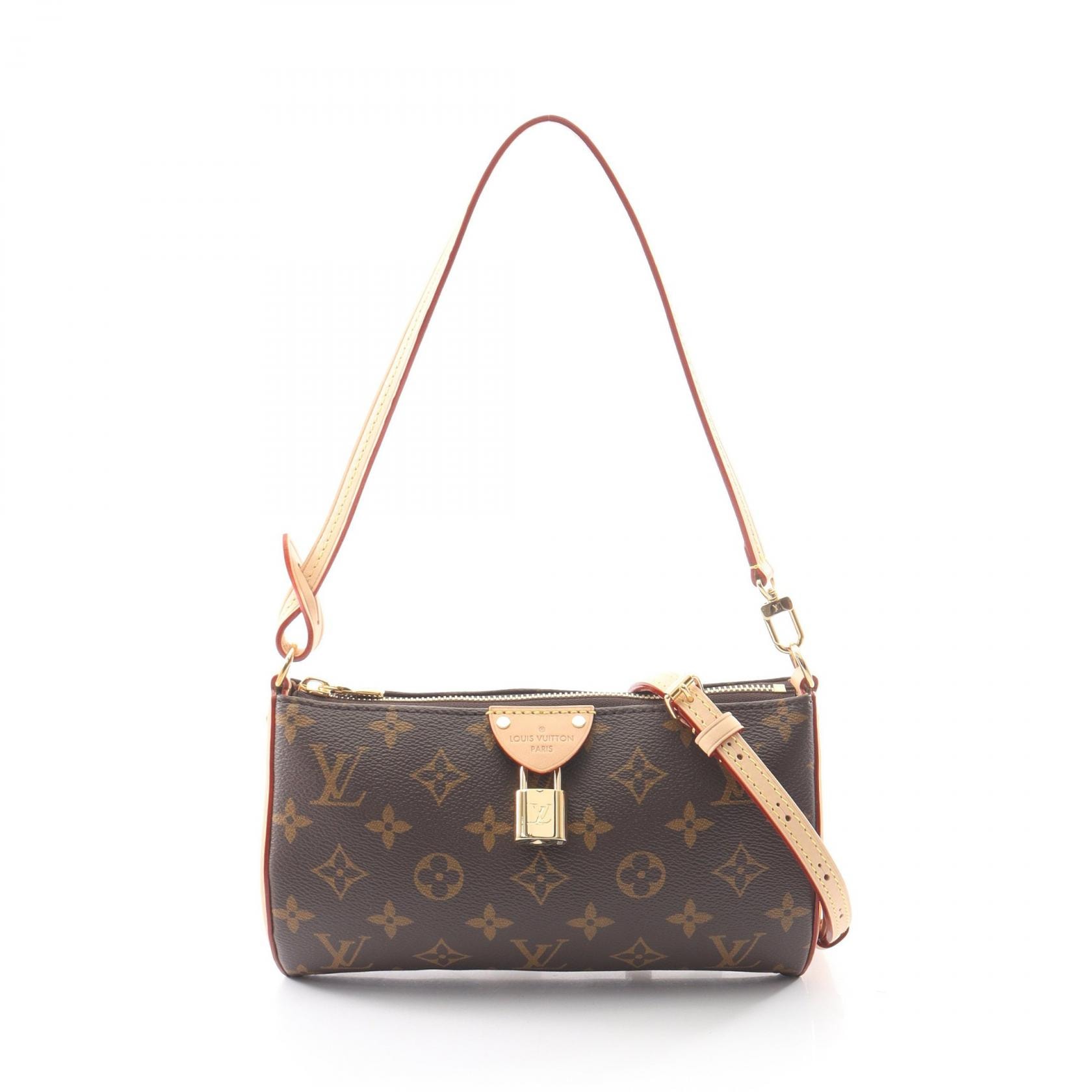 ルイ・ヴィトン LOUIS VUITTON ポシェット ティレット MINI モノグラム 2WAY ハンドバッグ バッグ PVCコーティングキャンバス レザー レディース ブラウン系 M12859 【中古】