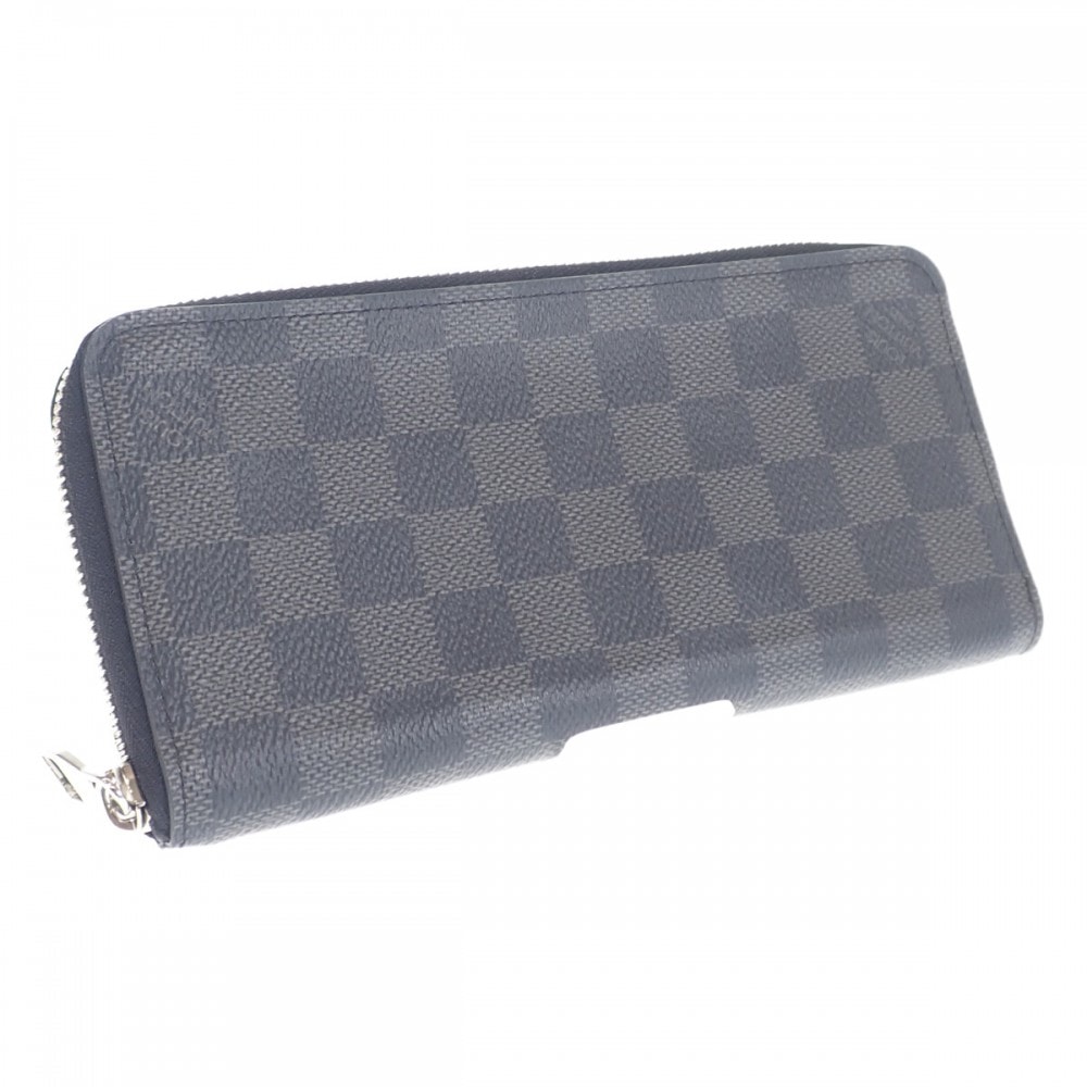 Louis Vuitton [Old Model] Zippy Wallet Vertical Damier Graphite